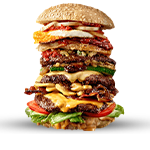 Sky Scraper Burger  Single 