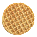 3 Scoops Plain Waffle 