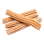 3 Scoops Plain Churros 